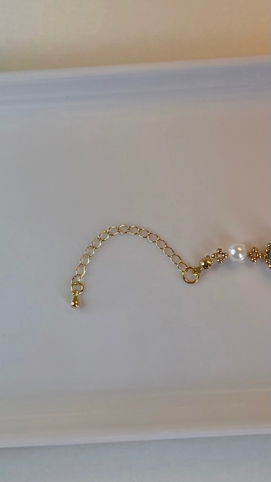 Green Crystal Bead Bracelet