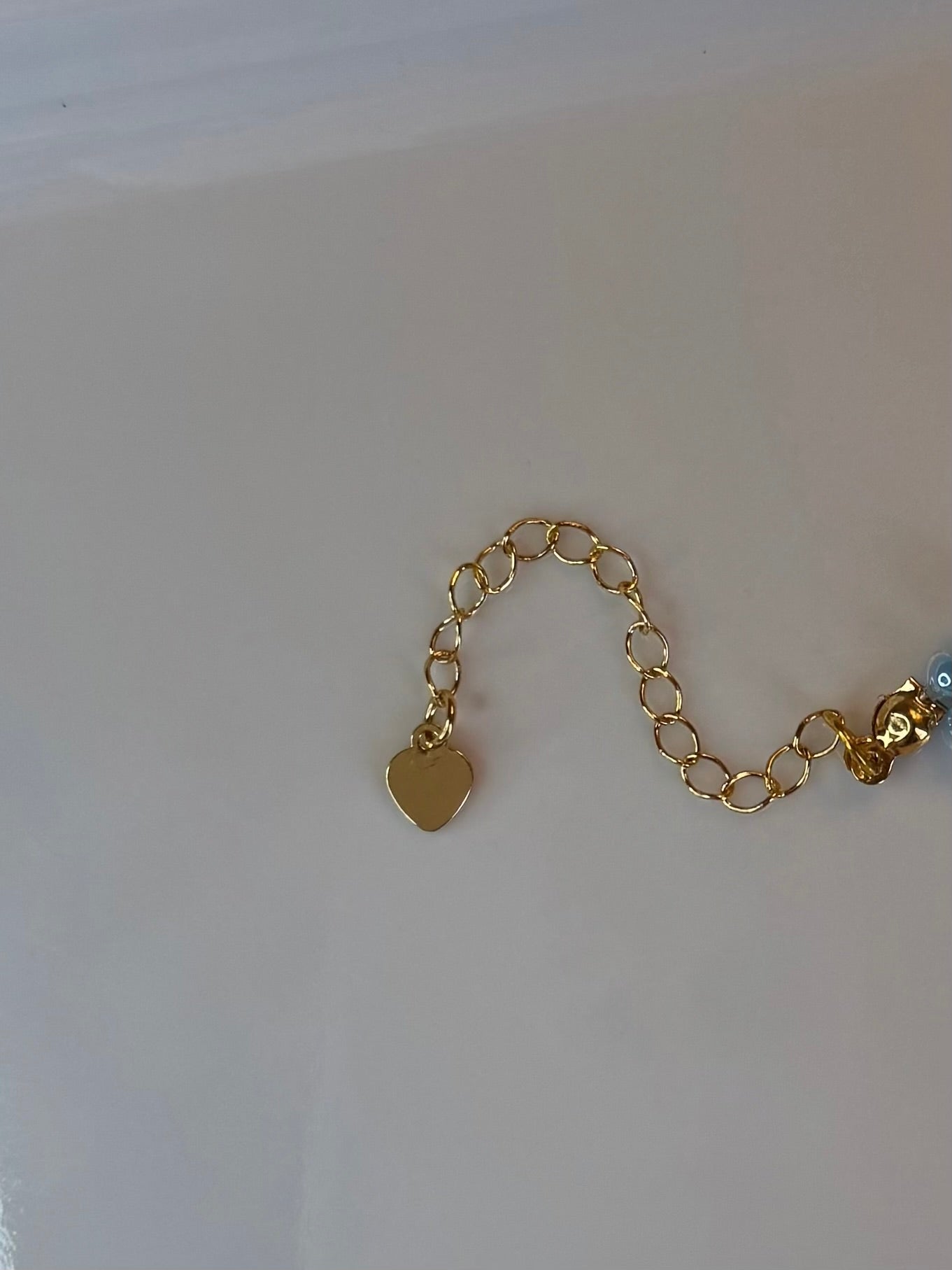 Blue Floral Beaded Bracelet